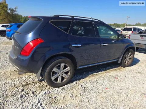 2006 Nissan Murano Sl VIN JN8AZ08W96W532859 фото 3