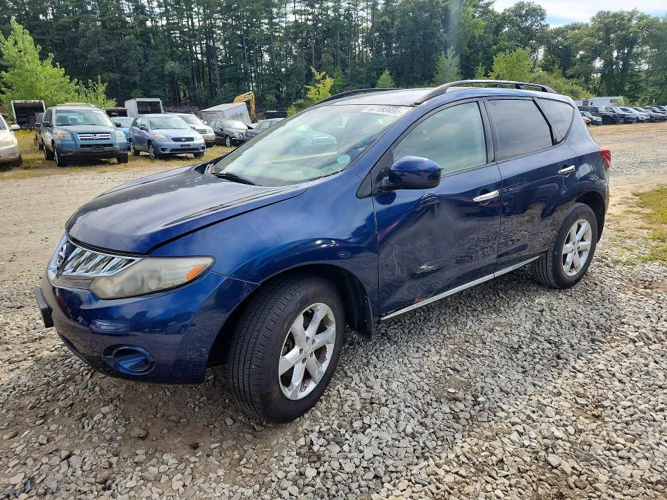 2009 NISSAN MURANO VIN JN8AZ18W59W109805 фото 1