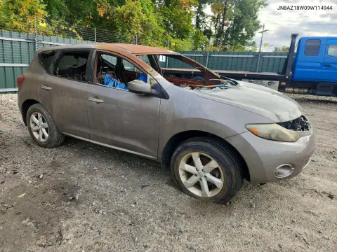 JN8AZ18W09W114944 — 2009 Nissan Murano, фото 4 с аукциона Copart, Пожар