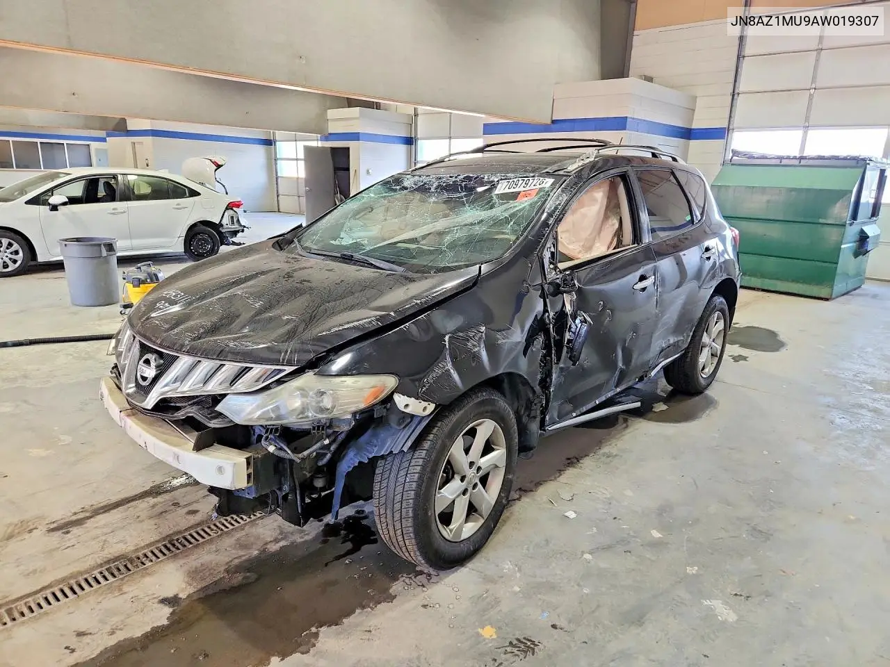 2010 Nissan Murano S VIN JN8AZ1MU9AW019307 фото 1