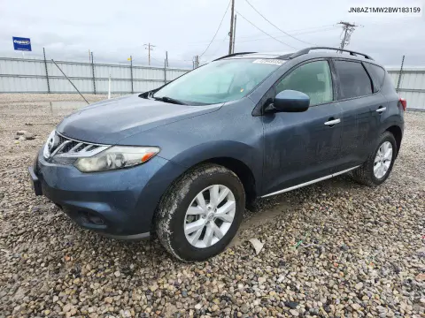 JN8AZ1MW2BW183159 — 2011 Nissan Murano, Сторона, фото до ремонта