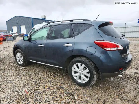 2011 Nissan Murano S VIN JN8AZ1MW2BW183159 фото 2
