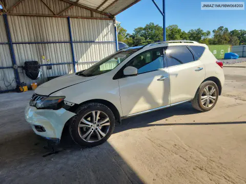 JN8AZ1MU9BW068203 — 2011 Nissan Murano, Передняя часть, фото до ремонта