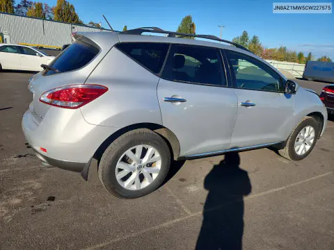 2012 Nissan Murano S VIN JN8AZ1MW5CW227575 фото 3