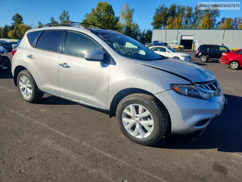 2012 Nissan Murano S VIN JN8AZ1MW5CW227575 фото 4