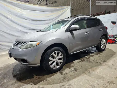2012 Nissan Murano S VIN JN8AZ1MW9CW227692 фото 1