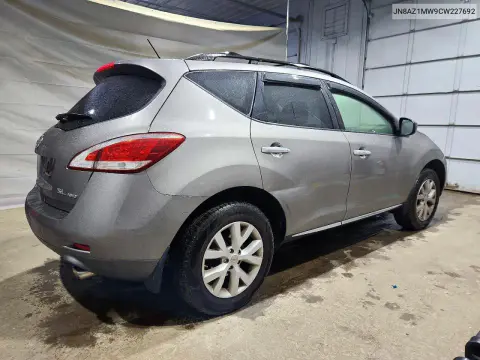 2012 Nissan Murano S VIN JN8AZ1MW9CW227692 фото 3