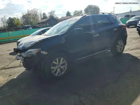 JN8AZ1MW6CW238682 — 2012 Nissan Murano, Передняя часть, фото до ремонта