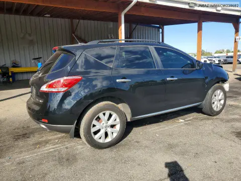 2012 Nissan Murano S VIN JN8AZ1MW6CW238682 фото 3