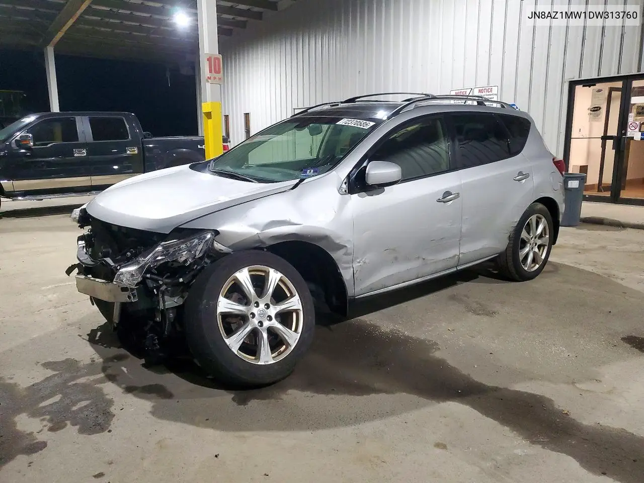 2013 Nissan Murano S VIN JN8AZ1MW1DW313760 фото 1