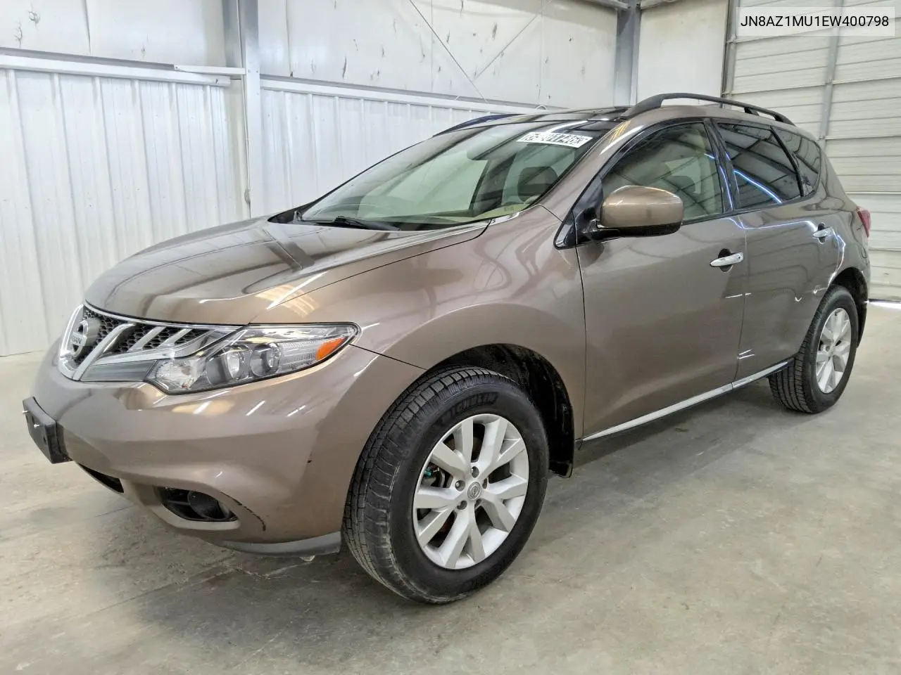 JN8AZ1MU1EW400798 Nissan Murano 2014 — повреждение Механические повреждения, фото до ремонта