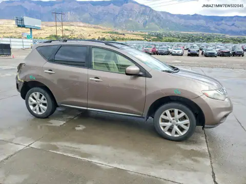 JN8AZ1MW7EW532045 — 2014 Nissan Murano, фото 4 с аукциона Copart, Задняя часть