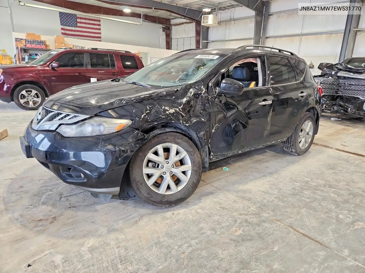 2014 Nissan Murano Sl VIN JN8AZ1MW7EW531770 фото 1