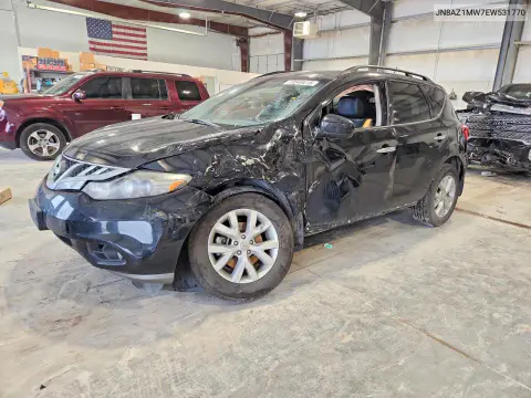 JN8AZ1MW7EW531770 — 2014 Nissan Murano, Передняя часть, фото до ремонта