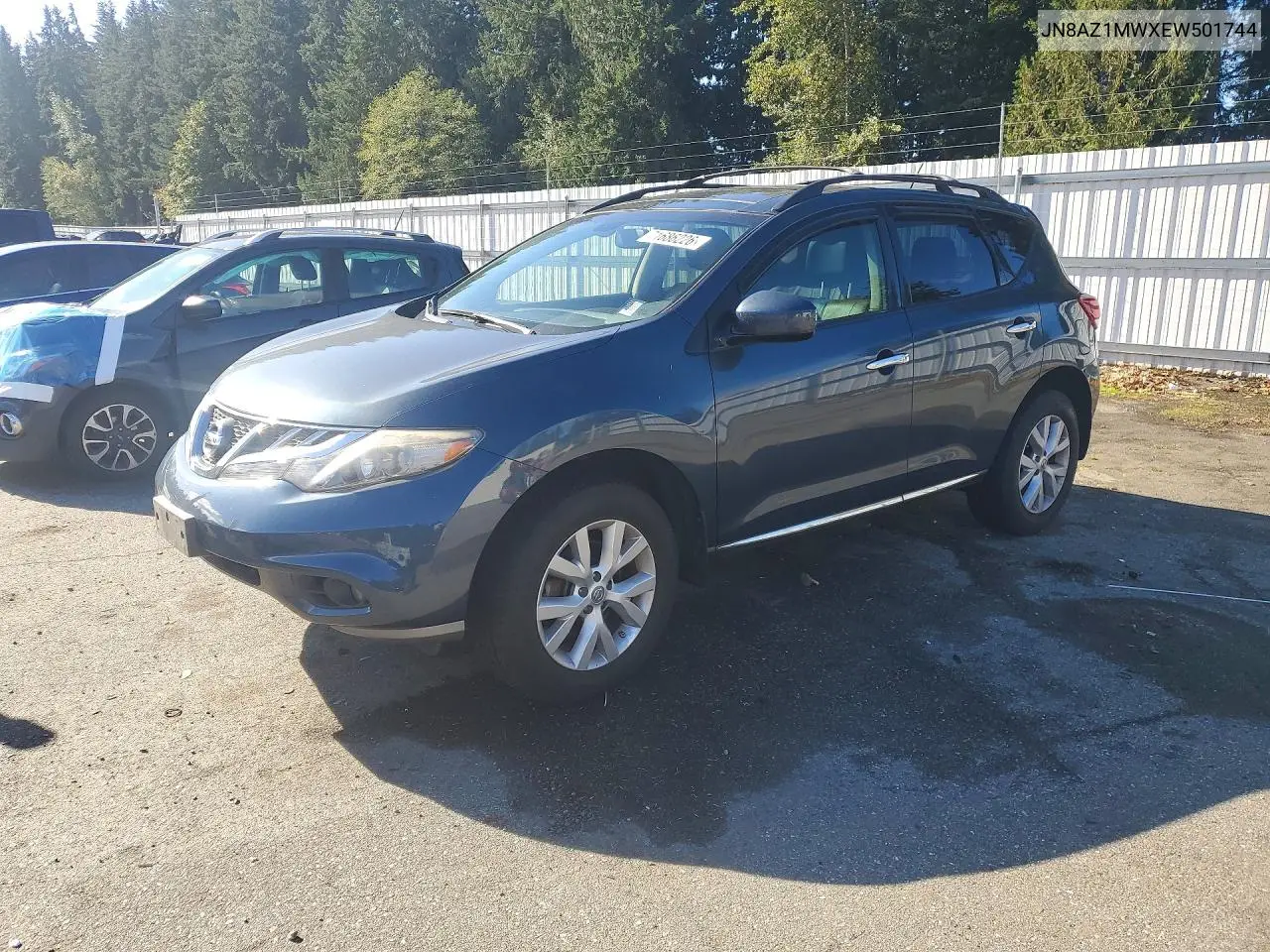 2014 Nissan Murano Sl VIN JN8AZ1MWXEW501744 фото 1