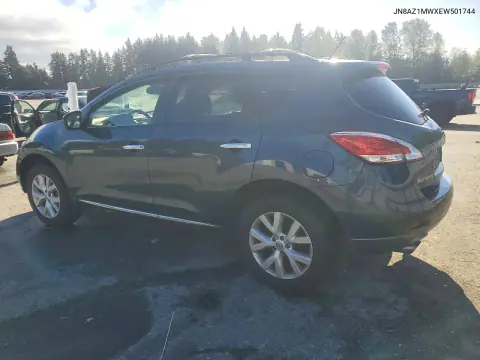 2014 Nissan Murano Sl VIN JN8AZ1MWXEW501744 фото 2