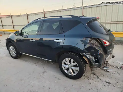 2014 Nissan Murano Sl VIN JN8AZ1MU0EW416765 фото 2
