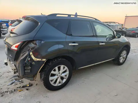 2014 Nissan Murano Sl VIN JN8AZ1MU0EW416765 фото 3