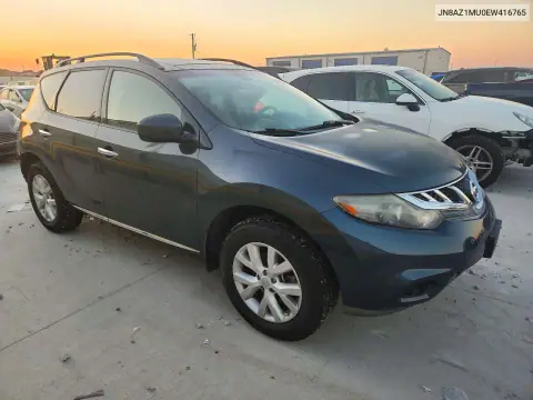 2014 Nissan Murano Sl VIN JN8AZ1MU0EW416765 фото 4