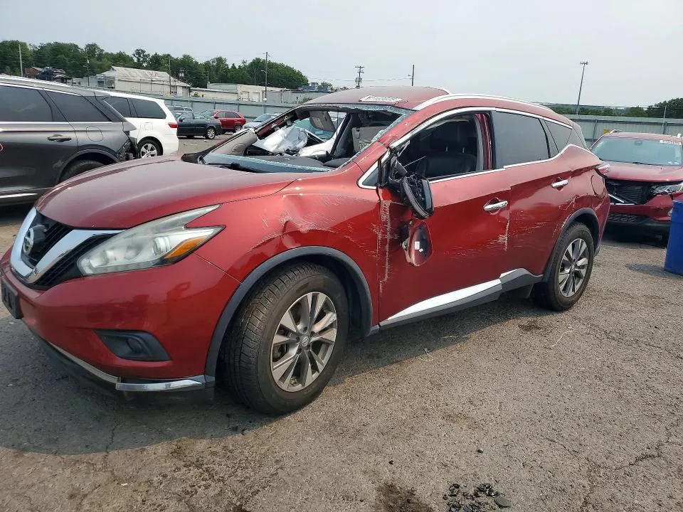 2015 NISSAN MURANO VIN 5N1AZ2MH5FN217282 фото 1