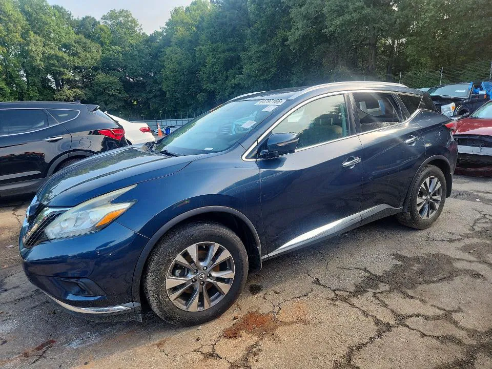 2015 NISSAN MURANO VIN 5N1AZ2MH0FN277602 фото 1