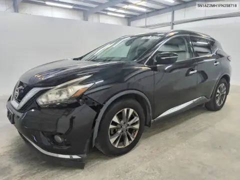 5N1AZ2MH1FN258718 — 2015 Nissan Murano, Механические повреждения, фото до ремонта