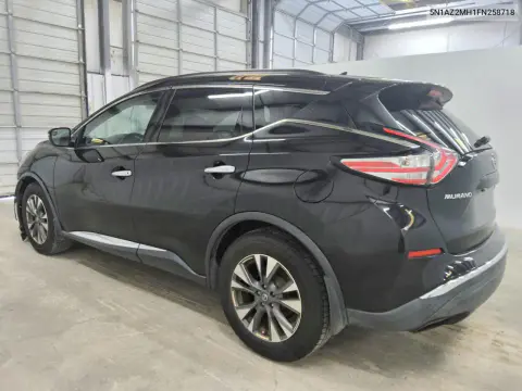 2015 Nissan Murano Sv VIN 5N1AZ2MH1FN258718 фото 2