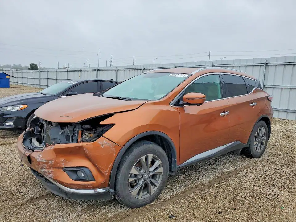 5N1AZ2MH9FN286475 Nissan Murano 2015 — повреждение Передняя часть, фото до ремонта