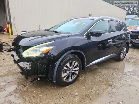 5N1AZ2MH4FN228337 — 2015 Nissan Murano, Передняя часть, фото до ремонта