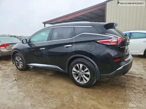 2015 Nissan Murano Sl VIN 5N1AZ2MH4FN228337 фото 2