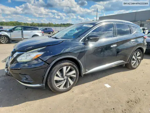 2015 Nissan Murano Platinum VIN 5N1AZ2MH4FN222389 фото 1