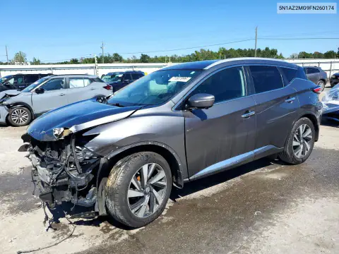 5N1AZ2MG9FN260174 — 2015 Nissan Murano, Передняя часть, фото до ремонта