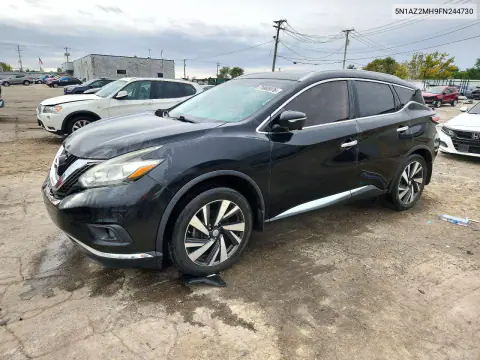 2015 Nissan Murano Platinum VIN 5N1AZ2MH9FN244730 фото 1
