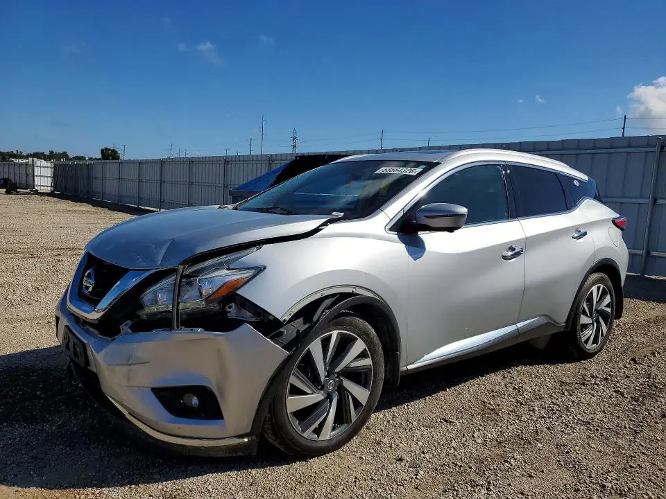 5N1AZ2MH4GN169372 Nissan Murano 2016 — повреждение Передняя часть, фото до ремонта