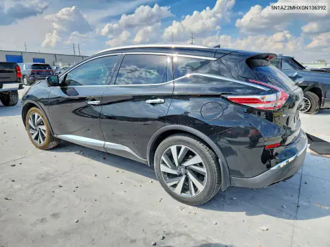 2016 Nissan Murano Platinum VIN 5N1AZ2MHXGN136392 фото 2