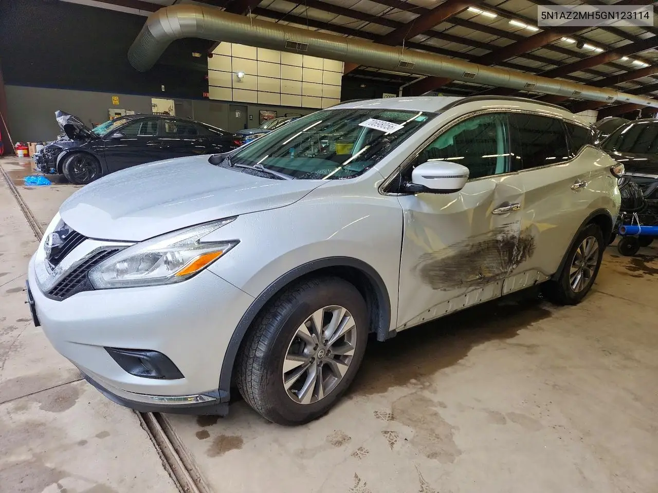 2016 Nissan Murano Sv VIN 5N1AZ2MH5GN123114 фото 1
