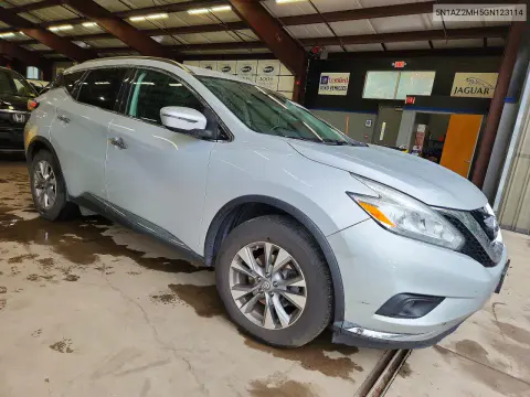 2016 Nissan Murano Sv VIN 5N1AZ2MH5GN123114 фото 4