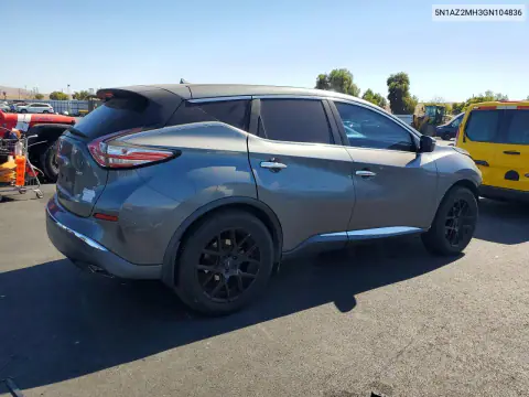 2016 Nissan Murano S VIN 5N1AZ2MH3GN104836 фото 3