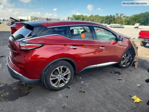 2016 Nissan Murano Platinum VIN 5N1AZ2MG1GN139396 фото 3