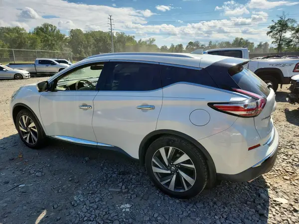5N1AZ2MH6HN141476 — 2017 Nissan Murano, фото 2 с аукциона Copart, Подтопление