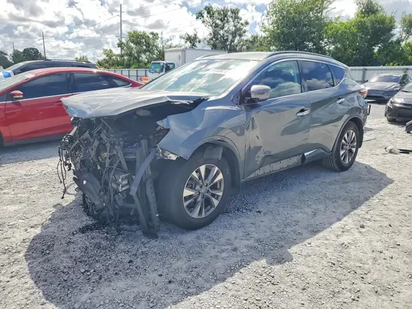 5N1AZ2MG6HN123860 Nissan Murano 2017 — повреждение Передняя часть, фото до ремонта