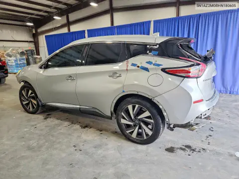 2017 Nissan Murano S VIN 5N1AZ2MG0HN180605 фото 2