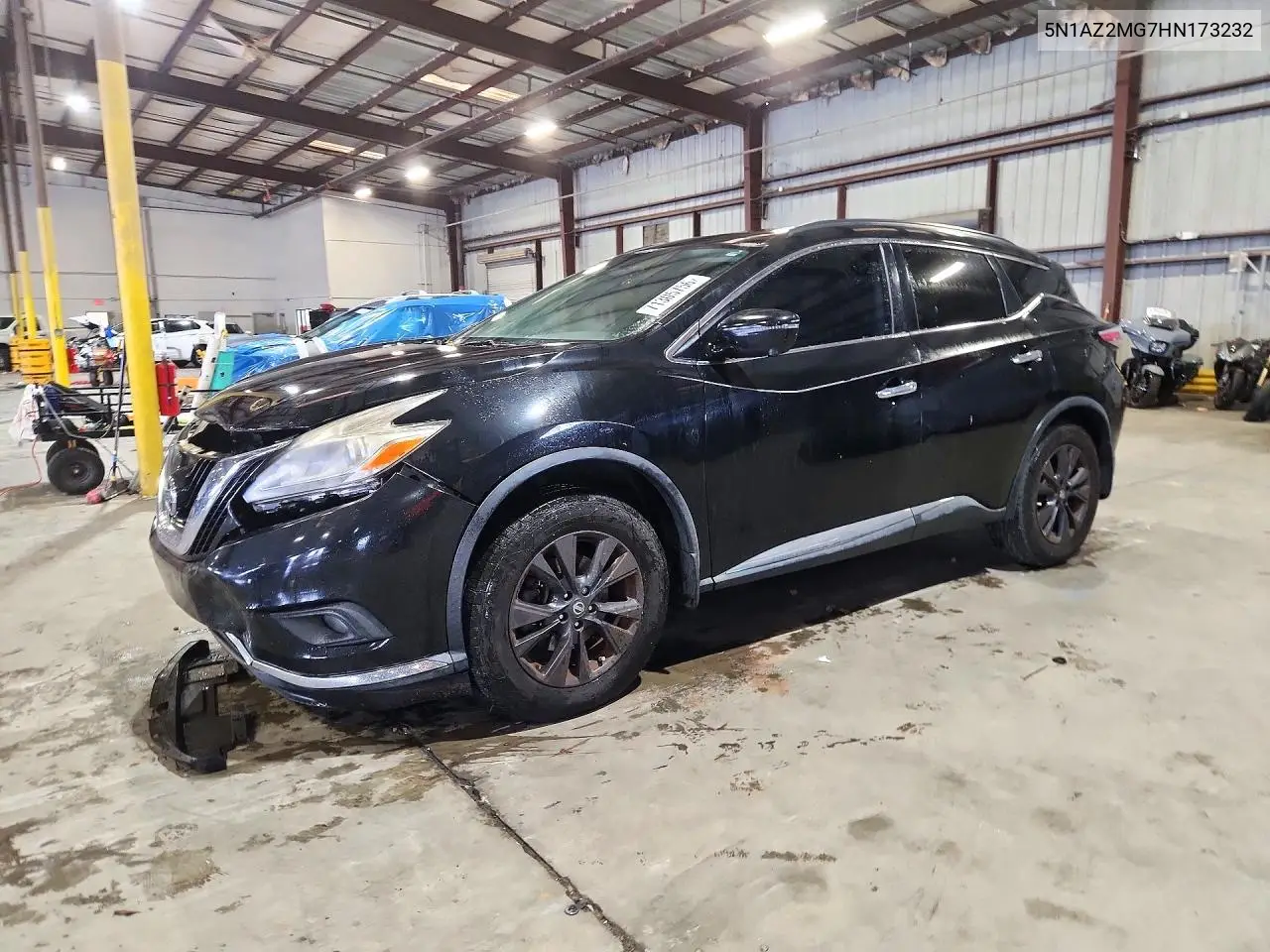2017 Nissan Murano Sv VIN 5N1AZ2MG7HN173232 фото 1