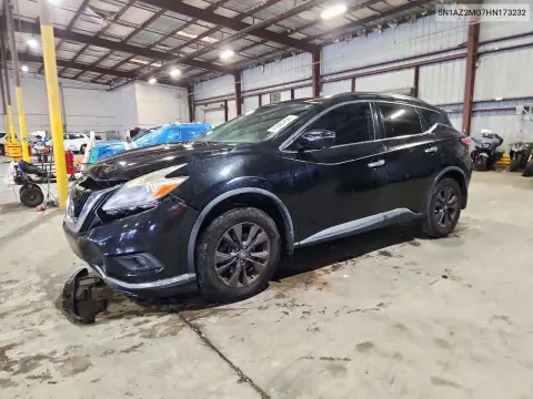 5N1AZ2MG7HN173232 — 2017 Nissan Murano, Передняя часть, фото до ремонта