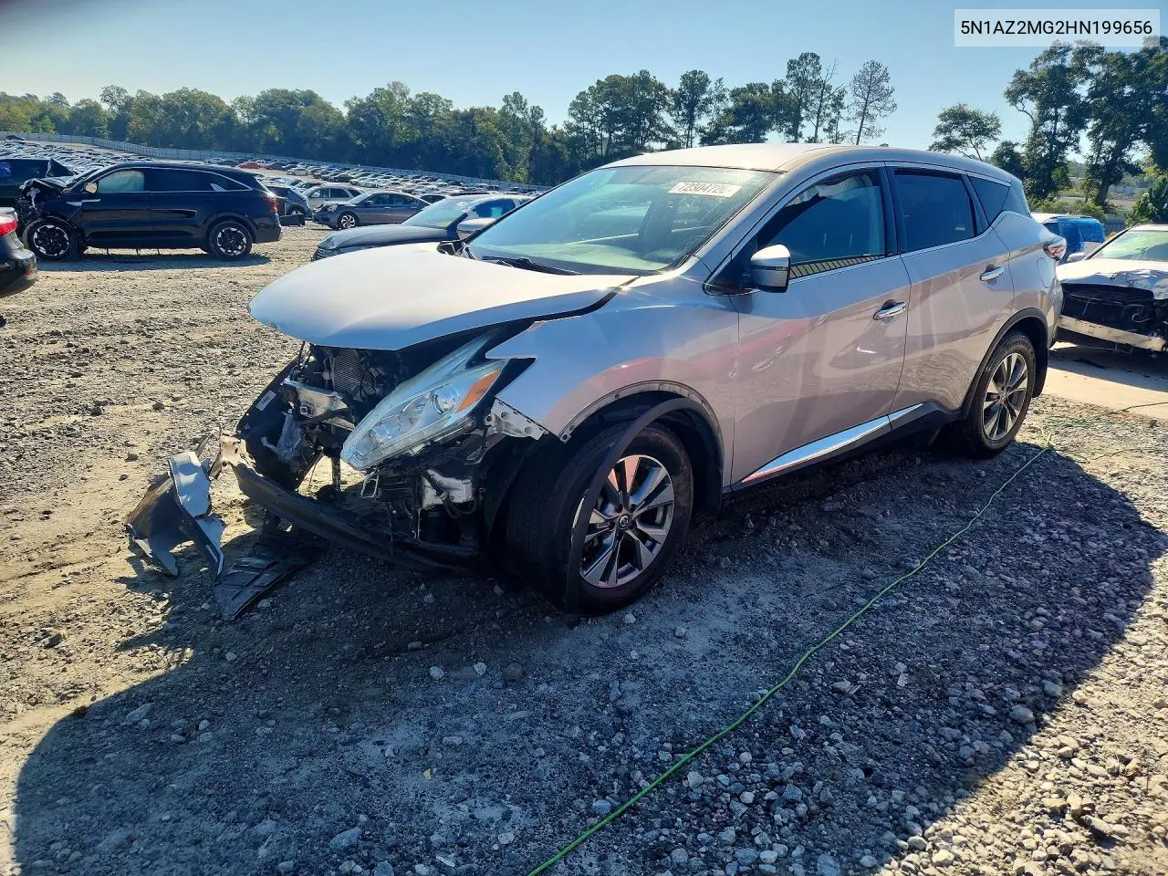 2017 Nissan Murano S VIN 5N1AZ2MG2HN199656 фото 1