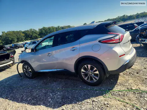 2017 Nissan Murano S VIN 5N1AZ2MG2HN199656 фото 2