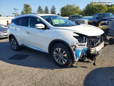 2017 Nissan Murano Sl VIN 5N1AZ2MH9HN148678 фото 4
