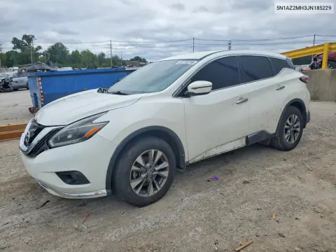 5N1AZ2MH3JN185229 — 2018 Nissan Murano, Переворот, фото до ремонта