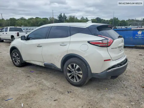 2018 Nissan Murano S VIN 5N1AZ2MH3JN185229 фото 2