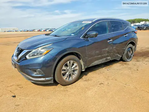 5N1AZ2MG4JN151209 — 2018 Nissan Murano, Сторона, фото до ремонта